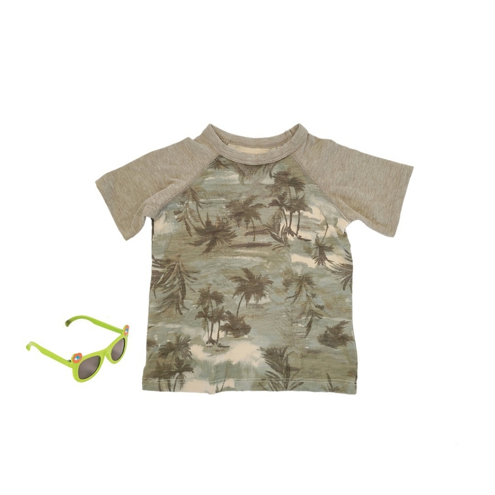 Baby Boy's Old Navy Raglan Tropical T-shirt